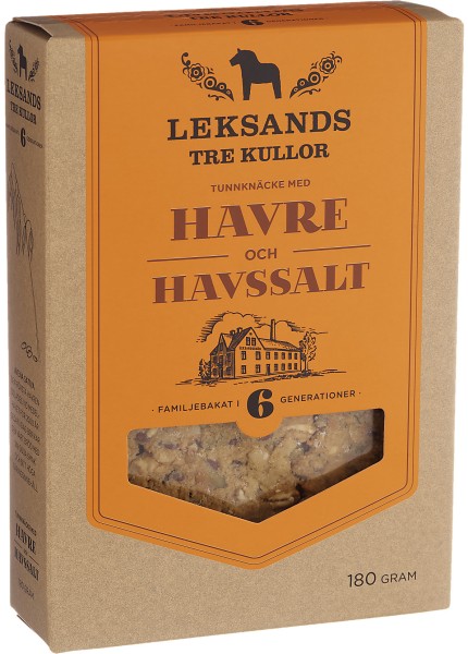 Leksands Knäcke Tre Kulor Havre & Havssalt