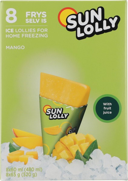 Sun Lolly Wassereis Mango