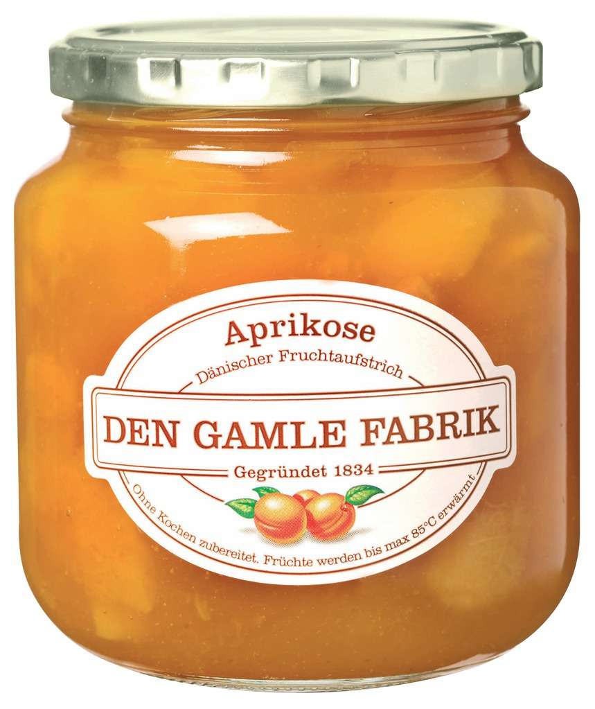 Den Gamle Fabrik Marmelade Aprikose 600g Marmelade Essen Dänemark