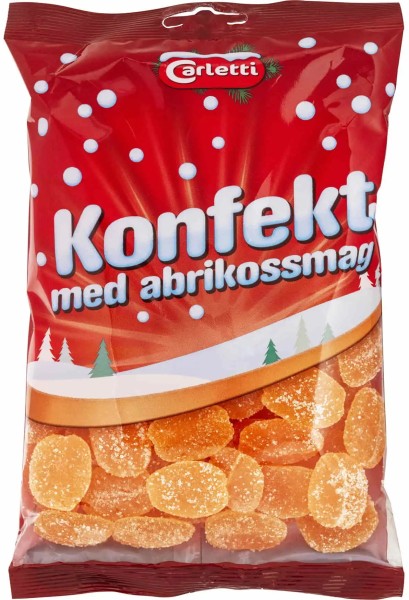 Carletti Konfekt med Abrikossmag