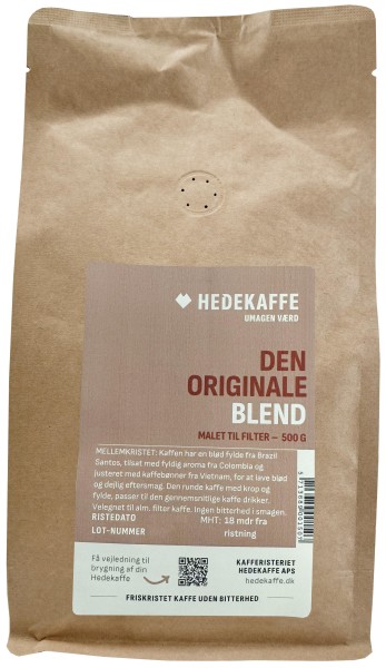 Hedekaffe Den Originale Blend gemahlen