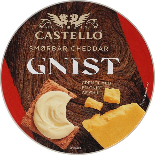 Castello Gnist smørbar Cheddar MHD