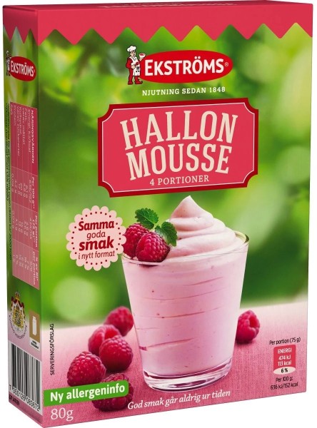 Ekströms Hallonmousse