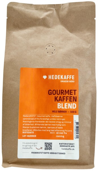 Hedekaffe Gourmet Kaffen Blend Bohnen